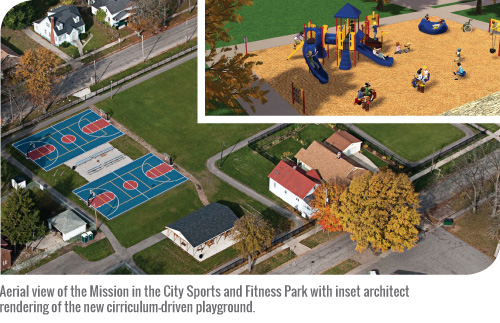 Sports and Fitness Park aerial view