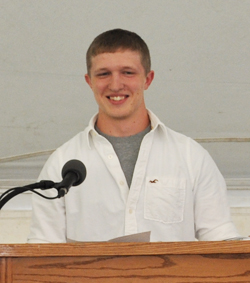 James Dwenger, 2014 Joseph W. Madison Youth Award recipient